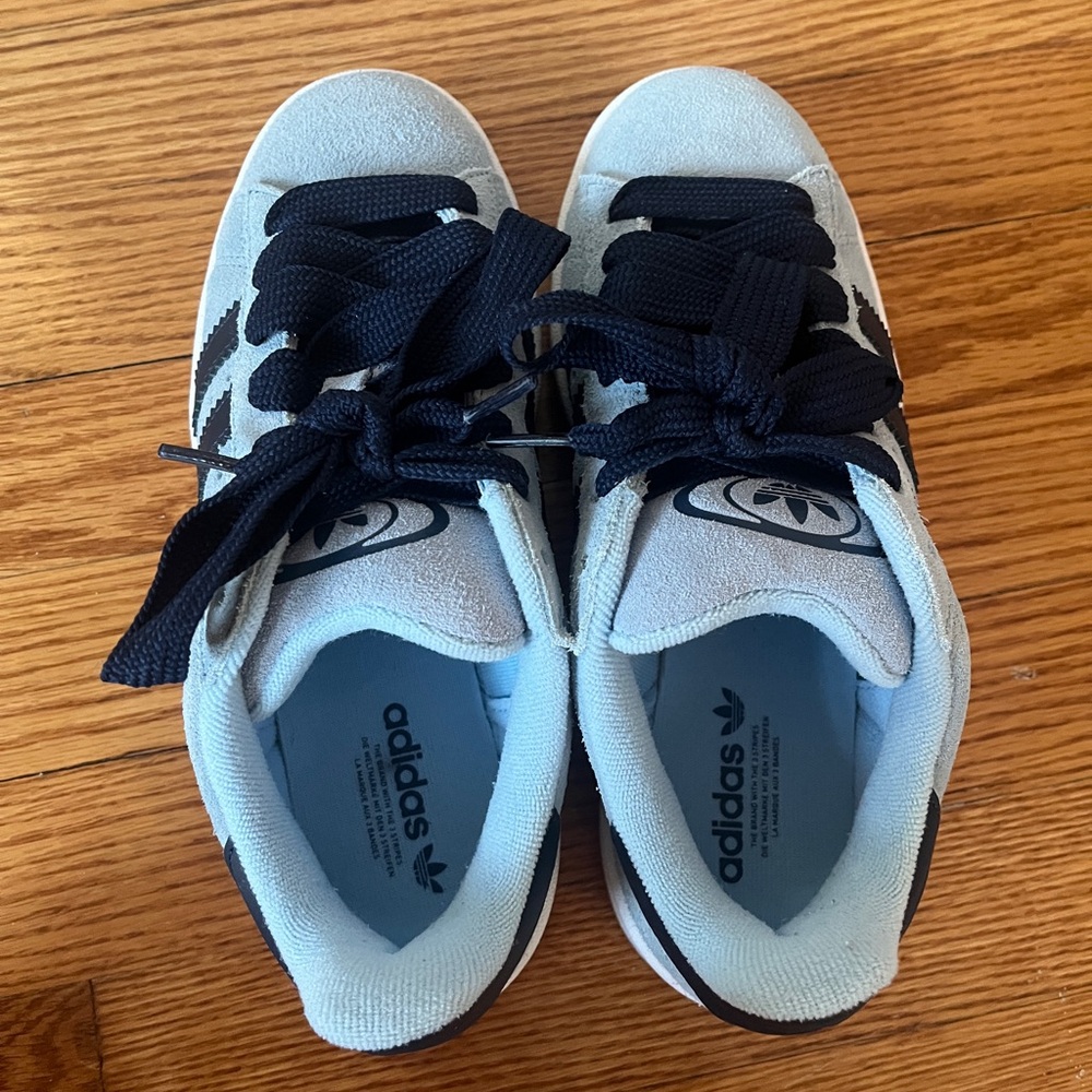 Adidas Campuses 00 in light blue and navy - Picture 6 of 10